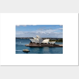 Sydney Opera House Painting Posters and Art